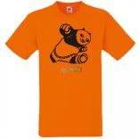 Panda harcos gyerek rövid ujjú póló