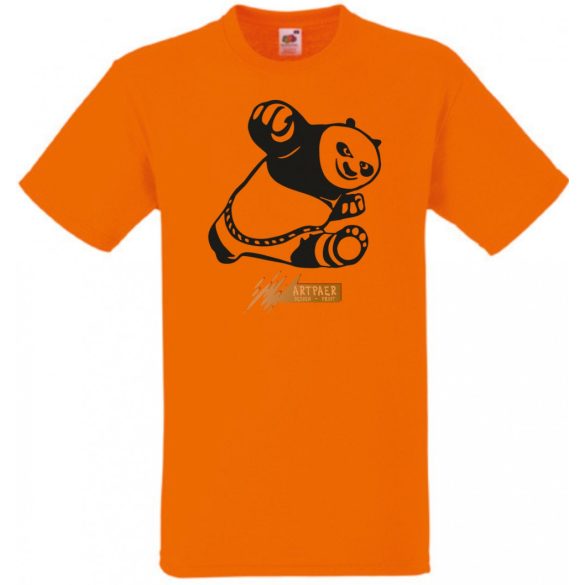 Panda harcos gyerek rövid ujjú póló