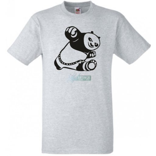 Panda harcos gyerek rövid ujjú póló