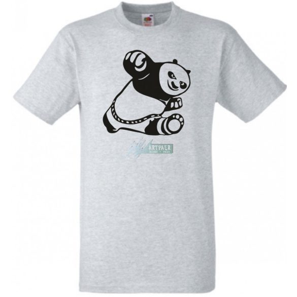 Panda harcos gyerek rövid ujjú póló