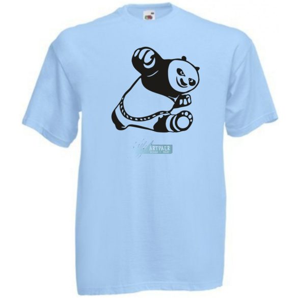 Panda harcos gyerek rövid ujjú póló