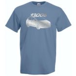 Auto fan Peugeot 3008 stencil minima férfi rövid ujjú póló