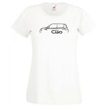 Autó fan Clio minima női rövid ujjú póló