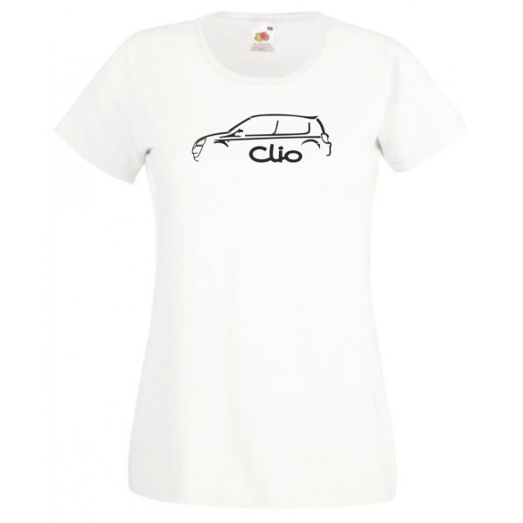 Autó fan Clio minima női rövid ujjú póló