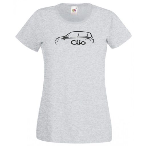 Autó fan Clio minima női rövid ujjú póló