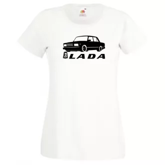 Retro Lada kocka minima női rövid ujjú póló