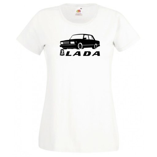 Retro Lada kocka minima női rövid ujjú póló