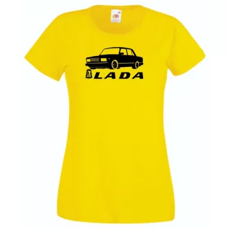 Retro Lada kocka minima női rövid ujjú póló