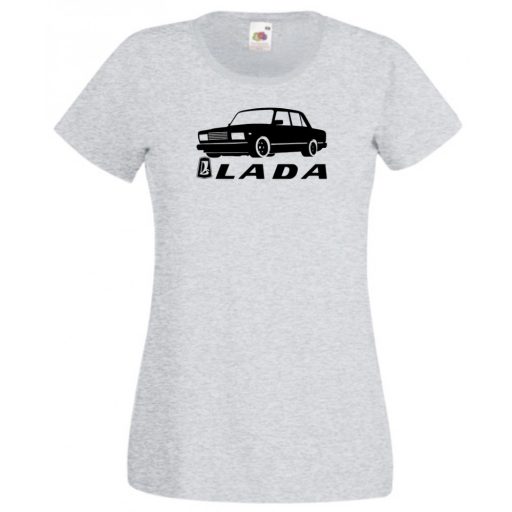 Retro Lada kocka minima női rövid ujjú póló
