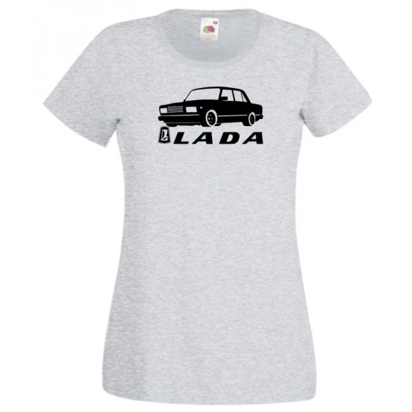 Retro Lada kocka minima női rövid ujjú póló