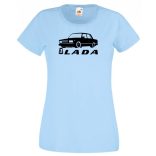 Retro Lada kocka minima női rövid ujjú póló