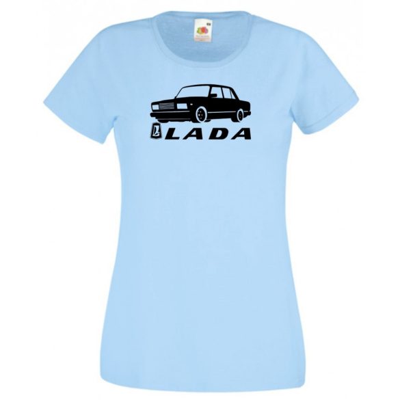 Retro Lada kocka minima női rövid ujjú póló