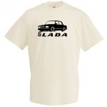 Retro Lada kocka minima férfi rövid ujjú póló