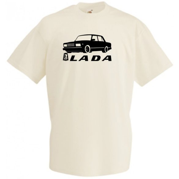 Retro Lada kocka minima férfi rövid ujjú póló