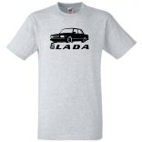 Retro Lada kocka minima férfi rövid ujjú póló