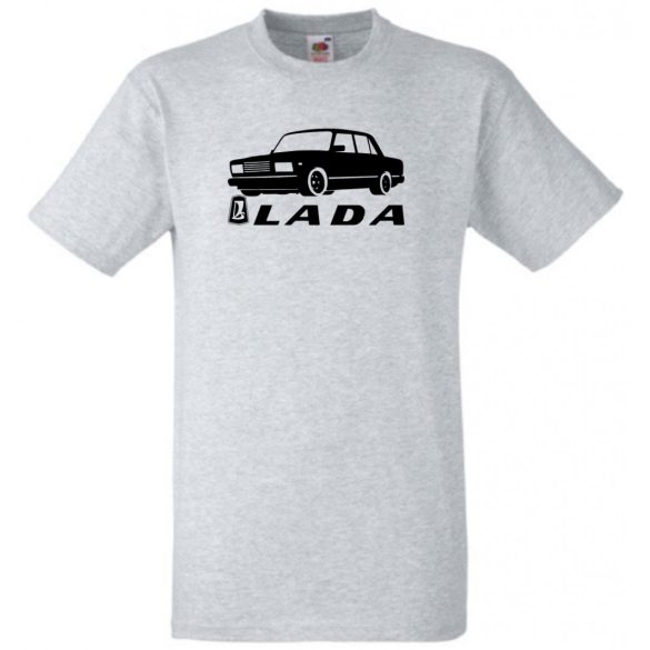 Retro Lada kocka minima férfi rövid ujjú póló