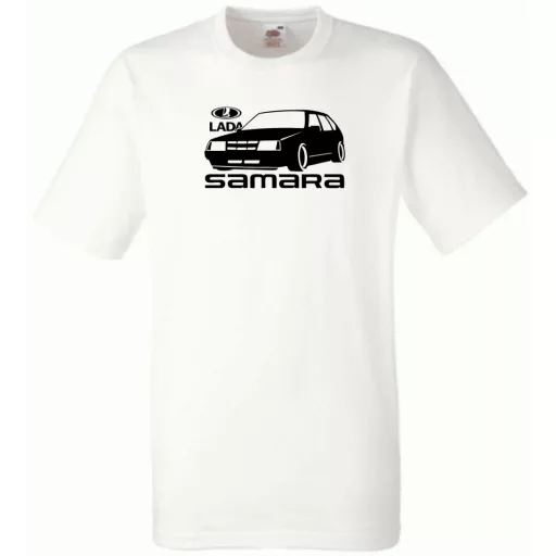 Retro Lada Samara minima férfi rövid ujjú póló