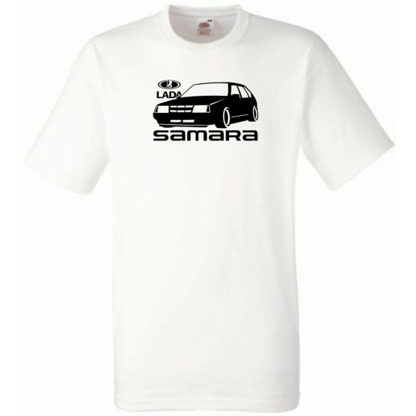 Retro Lada Samara minima férfi rövid ujjú póló