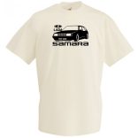 Retro Lada Samara minima férfi rövid ujjú póló