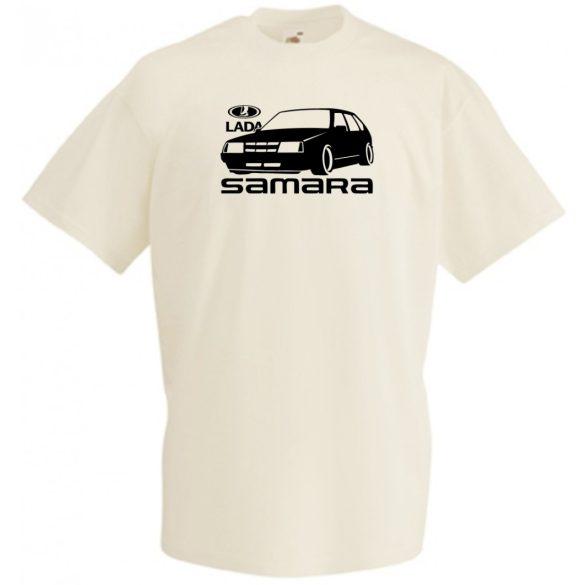 Retro Lada Samara minima férfi rövid ujjú póló