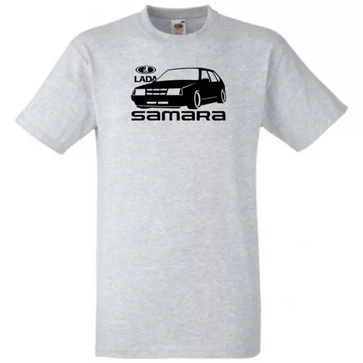 Retro Lada Samara minima férfi rövid ujjú póló