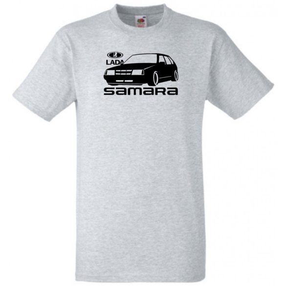 Retro Lada Samara minima férfi rövid ujjú póló