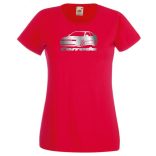 Autó fan Corrado minima női rövid ujjú póló