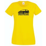 Autó fan Corrado minima női rövid ujjú póló