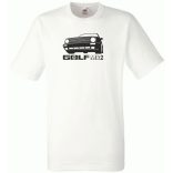 Autó fan Golf MK2 minima férfi rövid ujjú póló