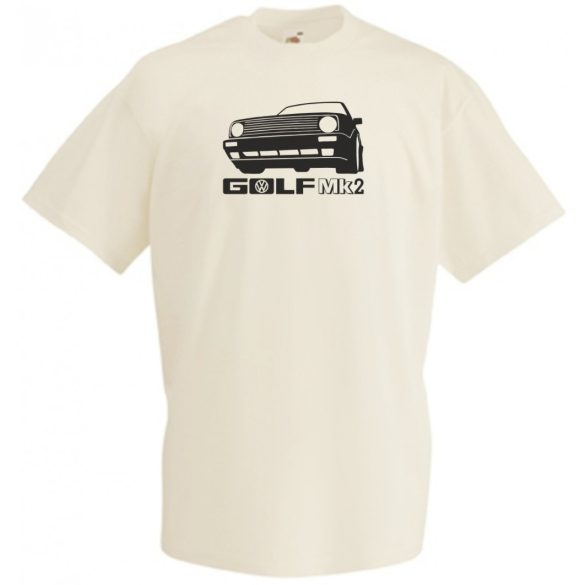 Autó fan Golf MK2 minima férfi rövid ujjú póló