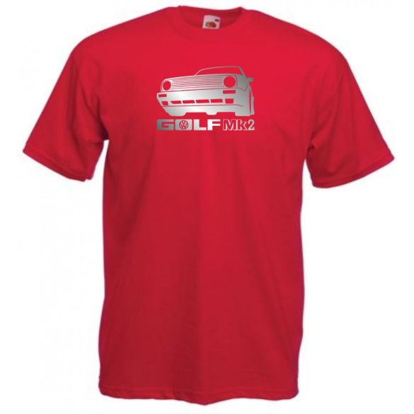 Autó fan Golf MK2 minima férfi rövid ujjú póló