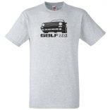 Autó fan Golf MK2 minima férfi rövid ujjú póló
