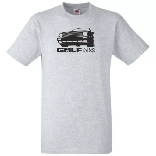 Autó fan Golf MK2 minima férfi rövid ujjú póló