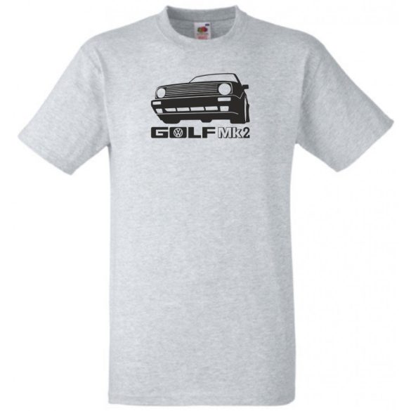 Autó fan Golf MK2 minima férfi rövid ujjú póló
