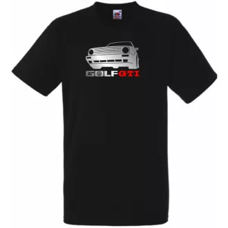 Autó fan Golf GTI minima férfi rövid ujjú póló