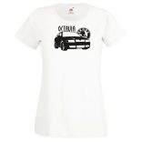 Autó fan Octavia női rövid ujjú póló