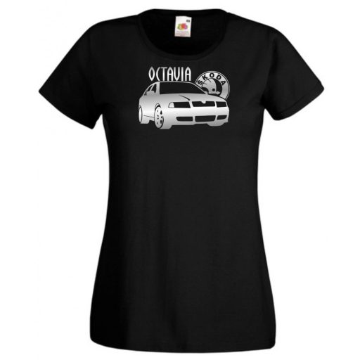 Autó fan Octavia női rövid ujjú póló