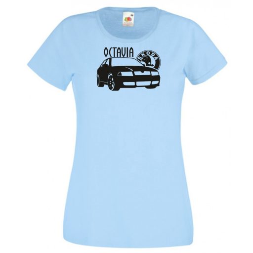 Autó fan Octavia női rövid ujjú póló