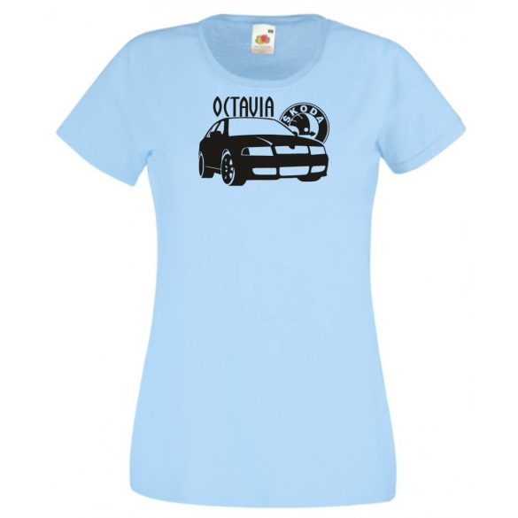 Autó fan Octavia női rövid ujjú póló