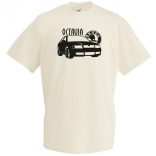 Autó fan Octavia férfi rövid ujjú póló