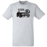 Autó fan Octavia férfi rövid ujjú póló
