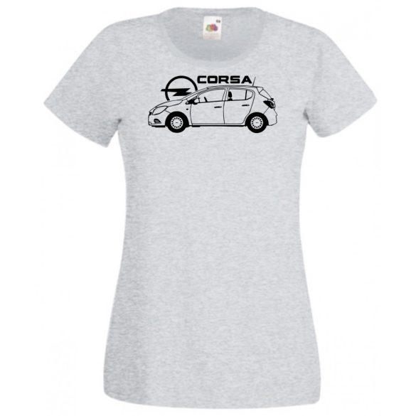 Autó fan Opel Corsa minima női rövid ujjú póló