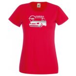 Autó fan Opel Corsa minima női rövid ujjú póló
