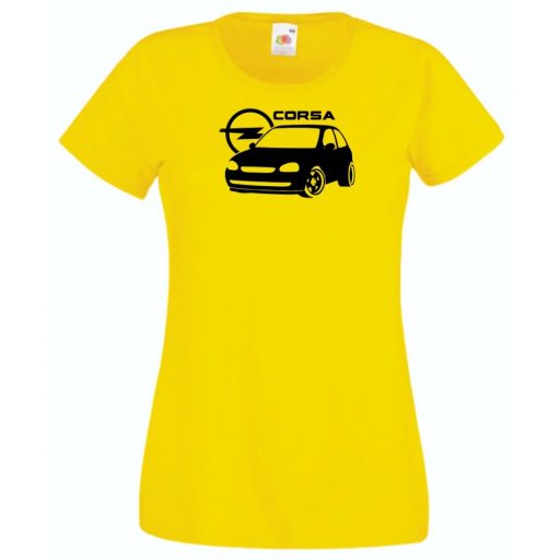 Autó fan Opel Corsa minima női rövid ujjú póló