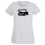 Autó fan Opel Corsa minima női rövid ujjú póló