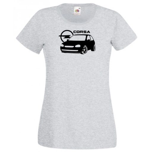 Autó fan Opel Corsa minima női rövid ujjú póló
