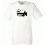 Autó fan Opel Corsa minima férfi rövid ujjú póló