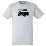 Autó fan Opel Corsa minima férfi rövid ujjú póló