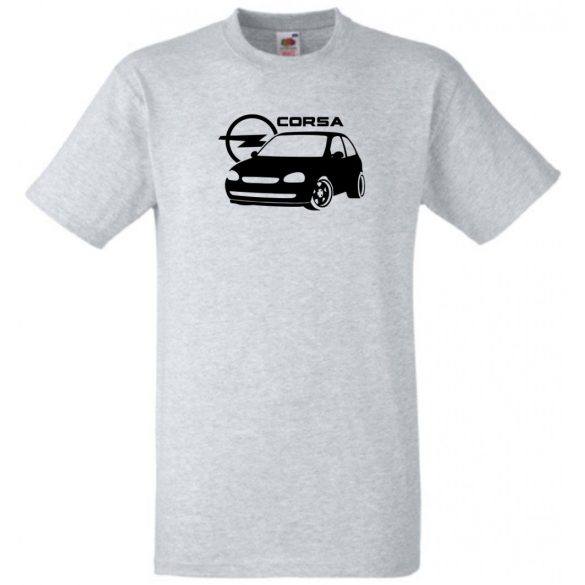 Autó fan Opel Corsa minima férfi rövid ujjú póló
