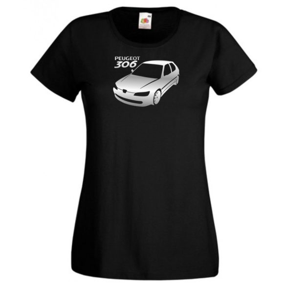Autó fan 306 minima női rövid ujjú póló